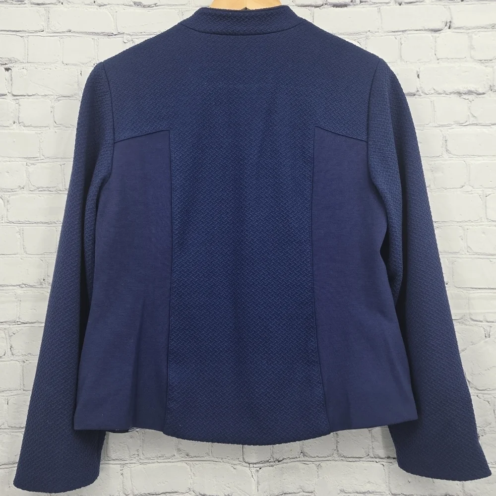 Chico's Zip-Up Career Blazer Size: 1